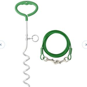 Frisco Easy Grip Stake with Tie Out Cable, Large